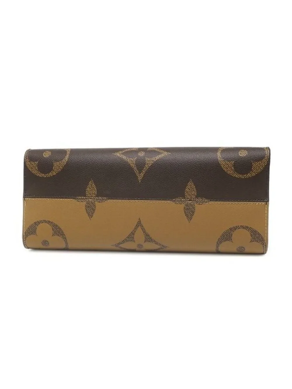 Louis Vuitton Tote On The Go MM Monogram Canvas Reverse Gold Handbag